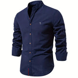 Ανδρικό Slim Fit Πουκάμισο Με Κουμπιά Κομψό Καθημερινό