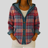 Reintje | Καρό Overshirt με Κουκούλα