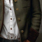 Rachel | Τζάκετ Κληρονομιάς με Σχέδιο Χαλίκι