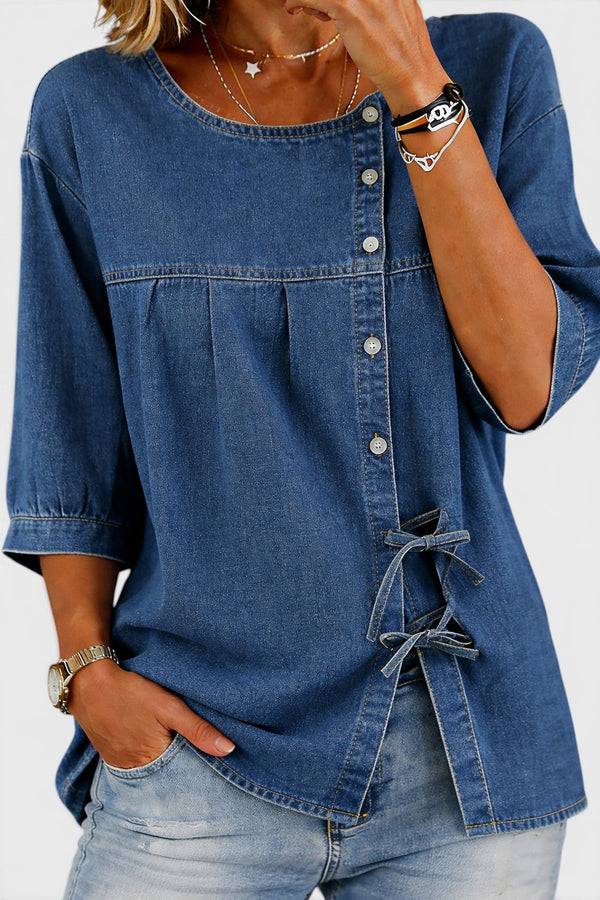 Λίλι | Vintage Denim Μπλούζα