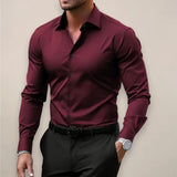 Κομψό Επαγγελματικό Slim Fit Ανδρικό Πουκάμισο