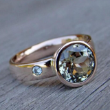 Vintage Forged Ring με Ωραία Ζιργκόνια