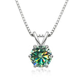 Κομψό Κολιέ Solitaire με Moissanite