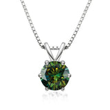 Κομψό Κολιέ Solitaire με Moissanite