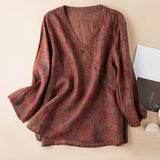 Kaien Crosswrap Blouse