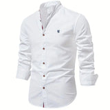 Ανδρικό Slim Fit Πουκάμισο Με Κουμπιά Κομψό Καθημερινό