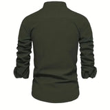Ανδρικό Slim Fit Πουκάμισο Με Κουμπιά Κομψό Καθημερινό