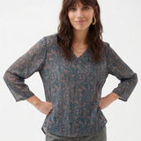Kaien Crosswrap Blouse