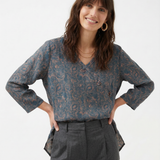 Kaien Crosswrap Blouse