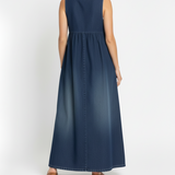 Karen | Maxi φόρεμα σε μαλακό και πλυμένο vintage denim