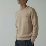 Πλεκτό Πουλόβερ για Άνδρες – Slim Fit Πουλόβερ από Αναπνεύσιμο Μείγμα Βαμβακιού